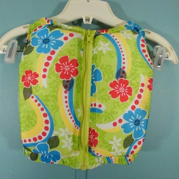 Childs Zip Back Swim Vest X Small Sz 2 - 4 - Picture 2 of 8